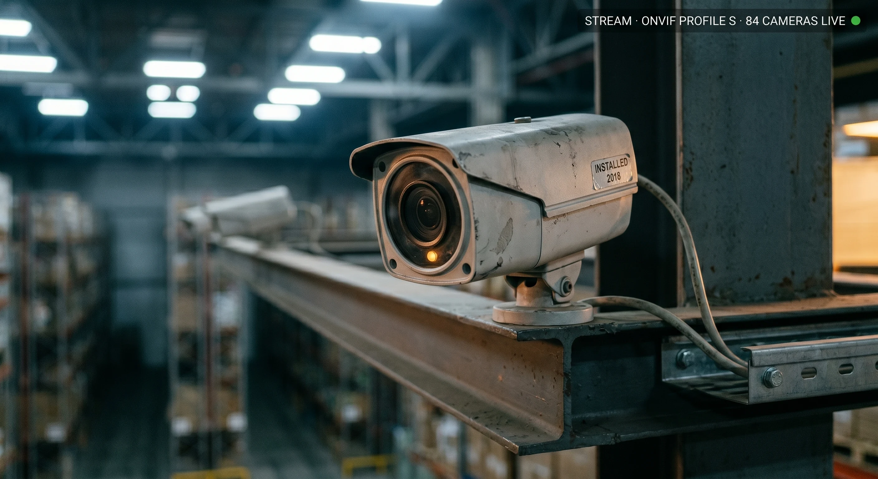 Tentosoft AI integrating with existing CCTV via ONVIF — zero new hardware required